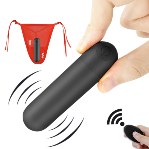 Super Strong 10 Speed Vibration Clitoris G-spot Stimulator Strap on Underwear Mini Vibrators for Women Bullet Vibrating Panties